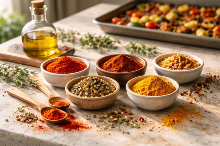 Aprenda a usar pápricas, chimichurri, cúrcuma, alho frito e outros temperos naturais para dar mais sabor e variedade às receitas.