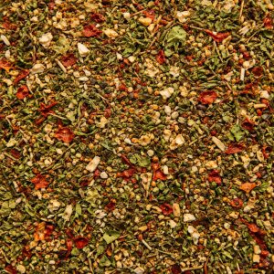 Mistura aromática de ervas e especiarias, ideal para carnes, grelhados, legumes e molhos.