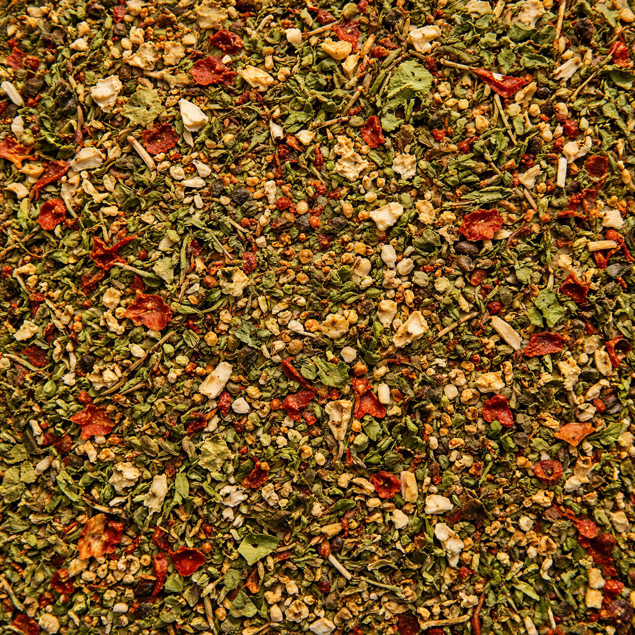 Mistura aromática de ervas e especiarias, ideal para carnes, grelhados, legumes e molhos.