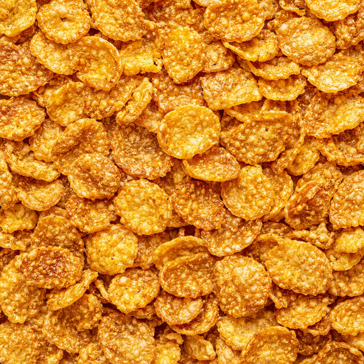Cereal matinal crocante para cafés da manhã e lanches, com consumo prático no dia a dia.