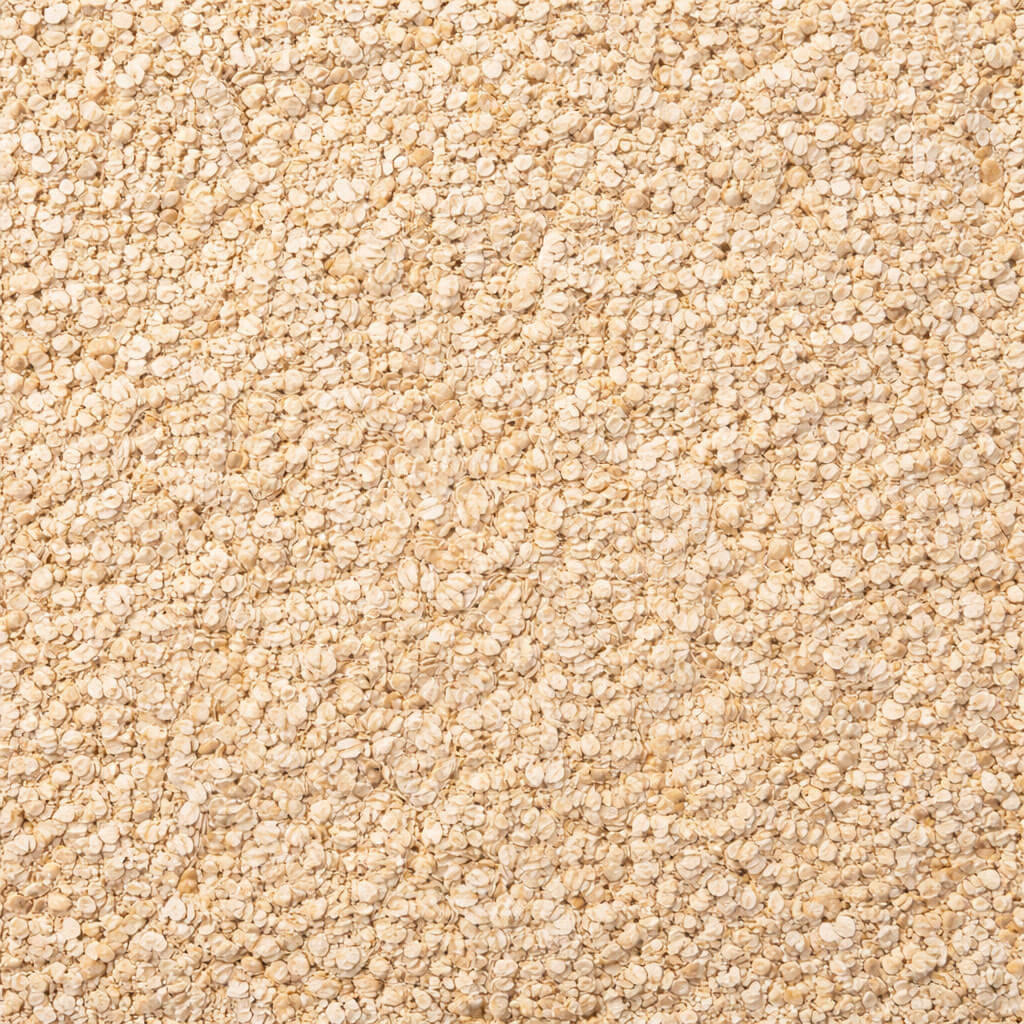 Ingrediente versátil para mingaus, vitaminas, panquecas, receitas caseiras e cafés da manhã.