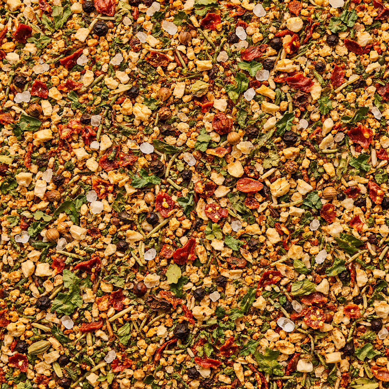 Mix de temperos pronto para facilitar o preparo e realçar o sabor das receitas do dia a dia.